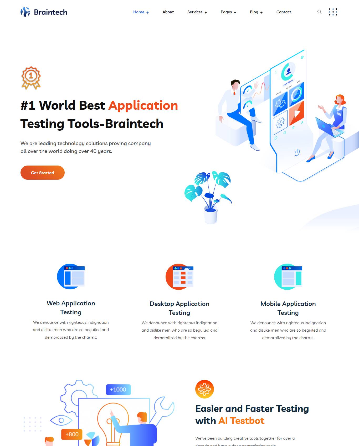Braintech Application Testing
